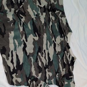 J. Crew Green Camouflage Sweater